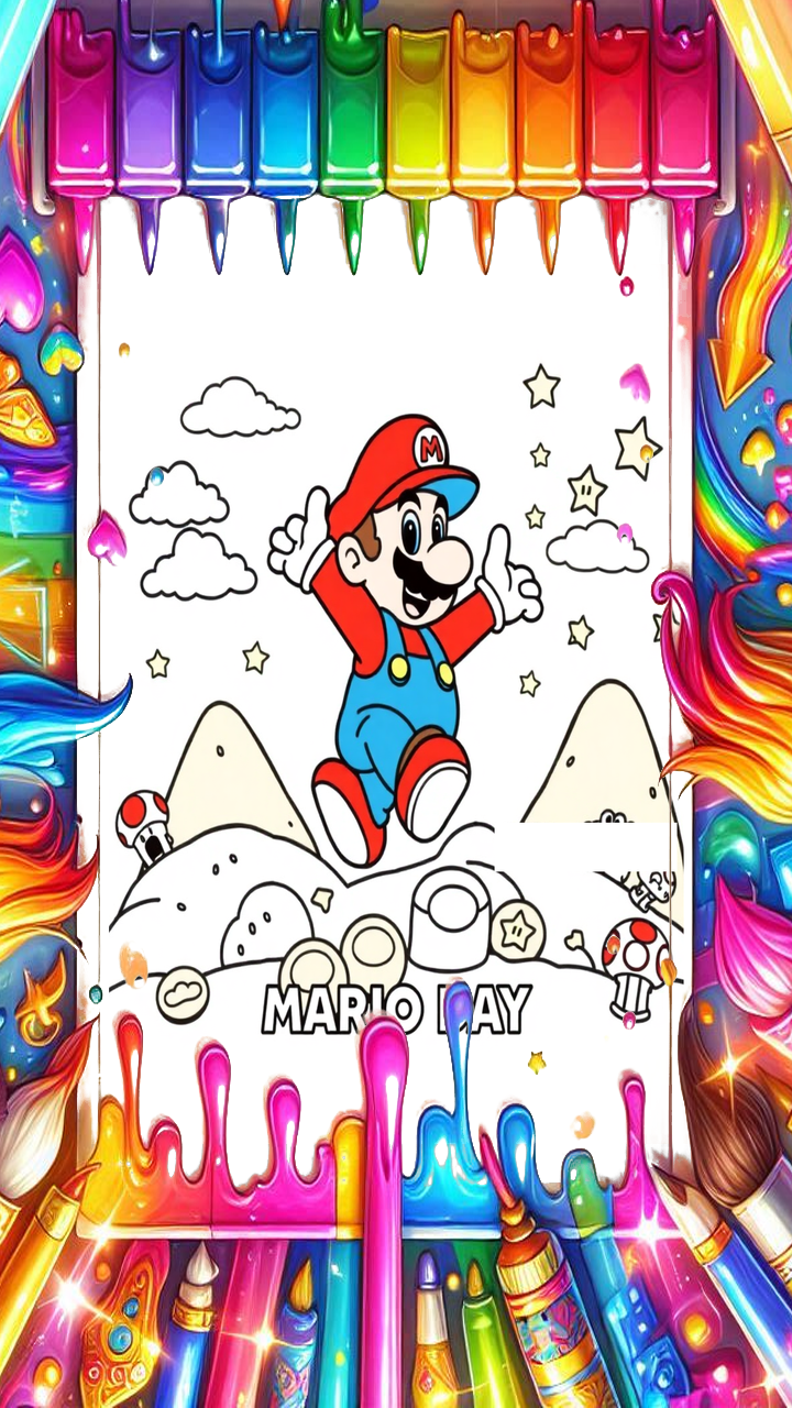 Mario Day Coloring Book: Nintendo Fun & Game Art - App on Amazon Appstore