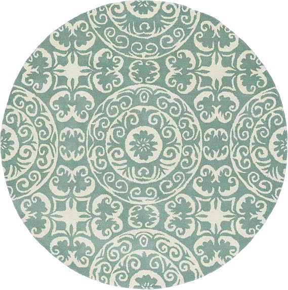 Kaleen Rugs Evolution Collection EVL03-88 Mint Hand Tufted 3'9 ROUND Rug