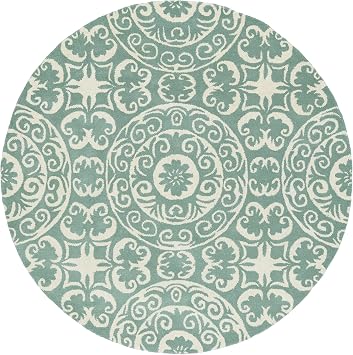 Kaleen Rugs Evolution Collection EVL03-88 Mint Hand Tufted 39" ROUND Rug
