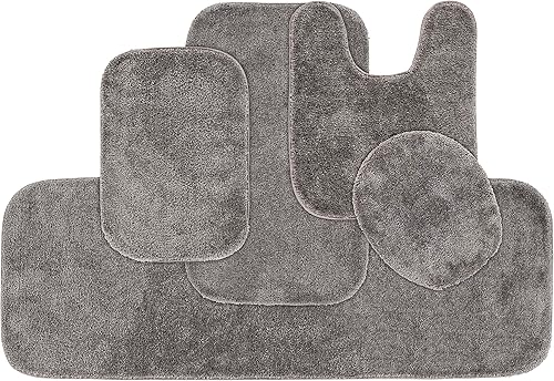 Miniatura 95 de Garland Rug 2 alfombras de baño tradicionales de nailon lavables de espuma marina (17 x 24 pulgadas, 21 x 34 pulgadas), suaves, absorbentes y Espuma