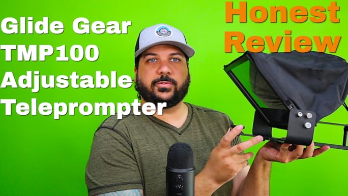 Amazon.com: Glide Gear TMP 100 Teleprompter – DSLR, Tablet