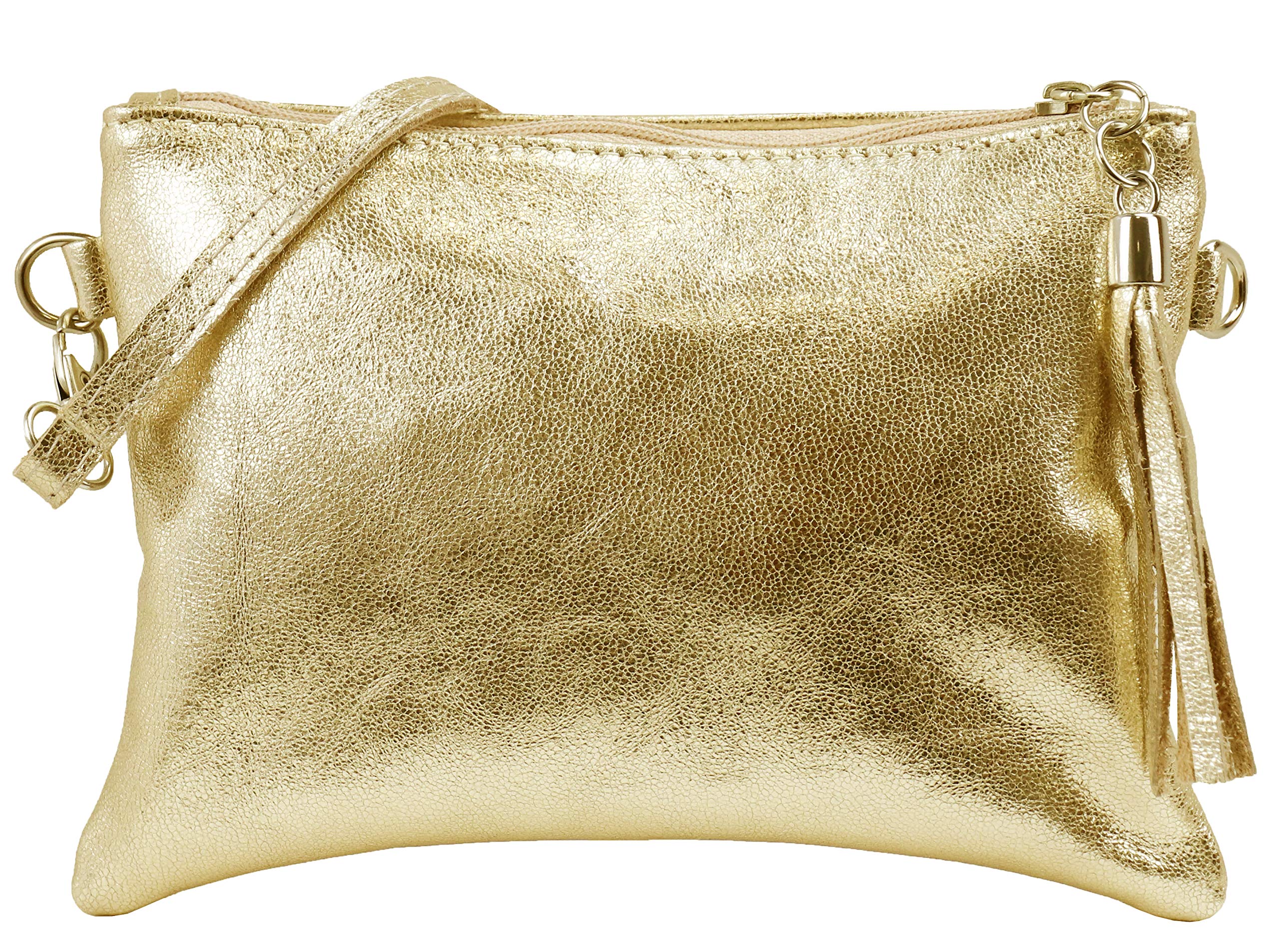 SH Leder Anny G248 - Bolso bandolera (piel, 22 x 15 cm)