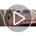 GarveeHome Metal Daybed Frame Twin Size,Heavy Duty Metal Twin Bed Frame,Daybed for Living Room Bedroom Guest Room, Brown