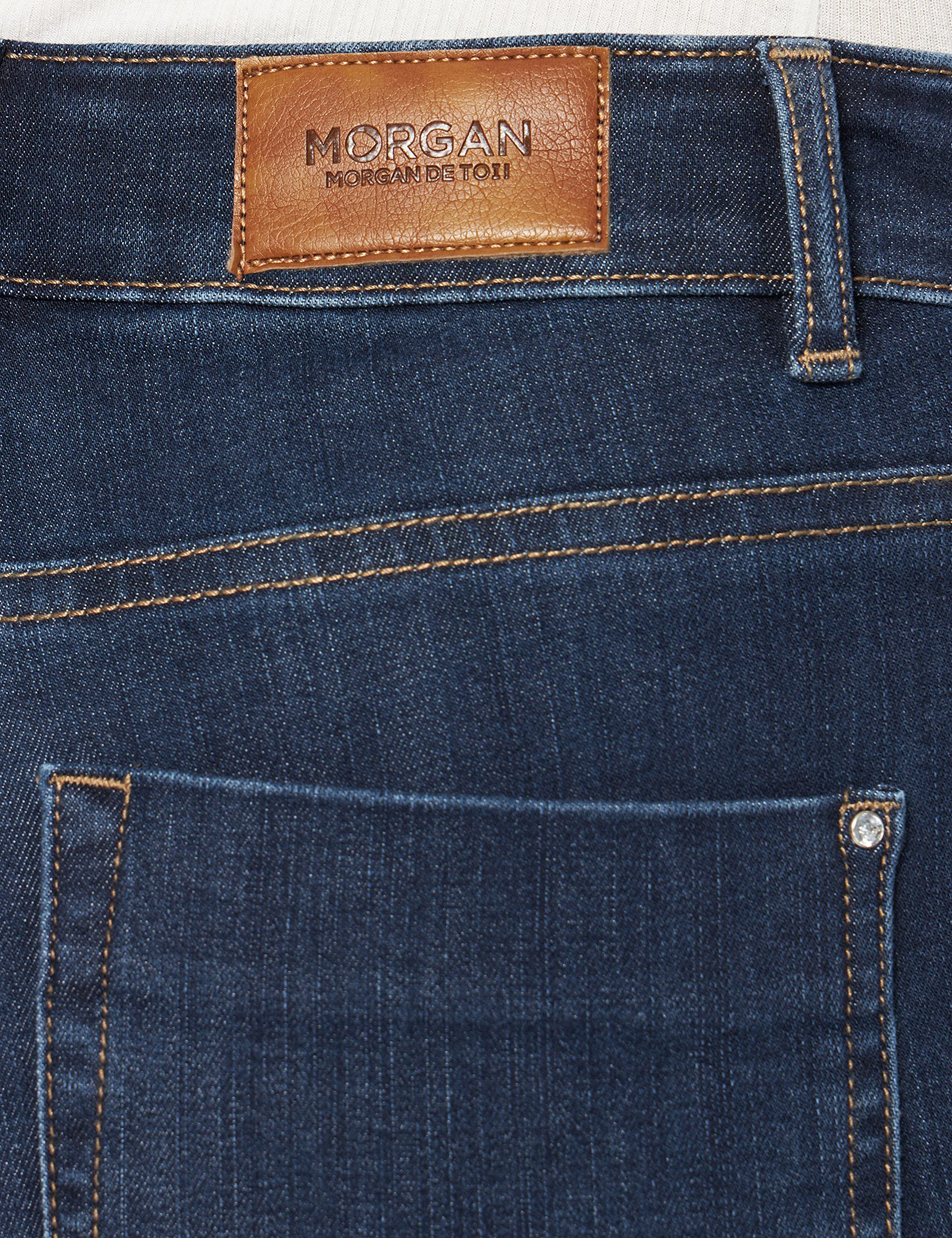 Morgan Jeans slim taille haute 7/8ème