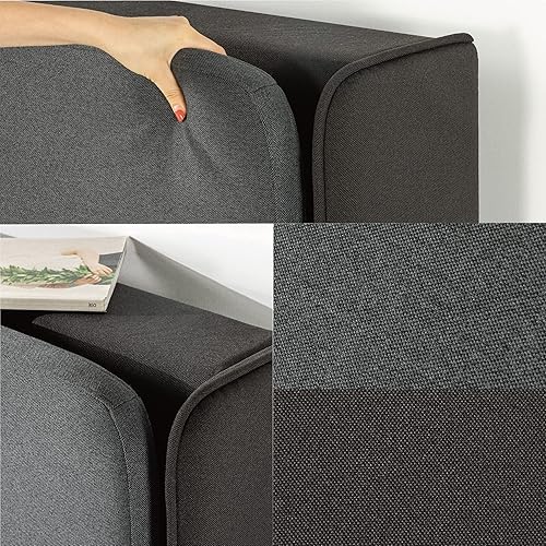 Miniatura 8 de ZINUS Avery - Cama de plataforma con cabecero reclinable y puertos USB, no necesita somier, cabecero ajustable acolchado con altura personalizable,