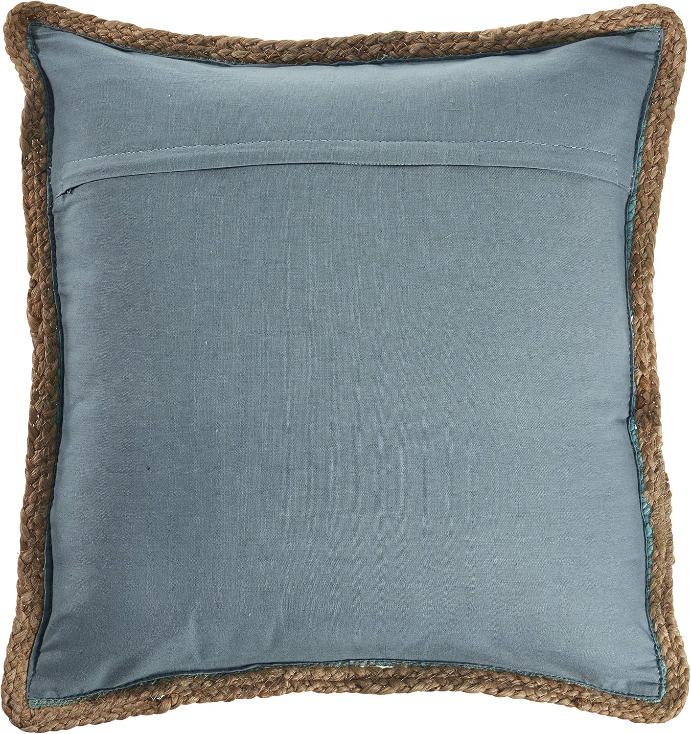 Best Deal LR Home Blue Turquoise Bordered Throw Pillow, 20 x 20