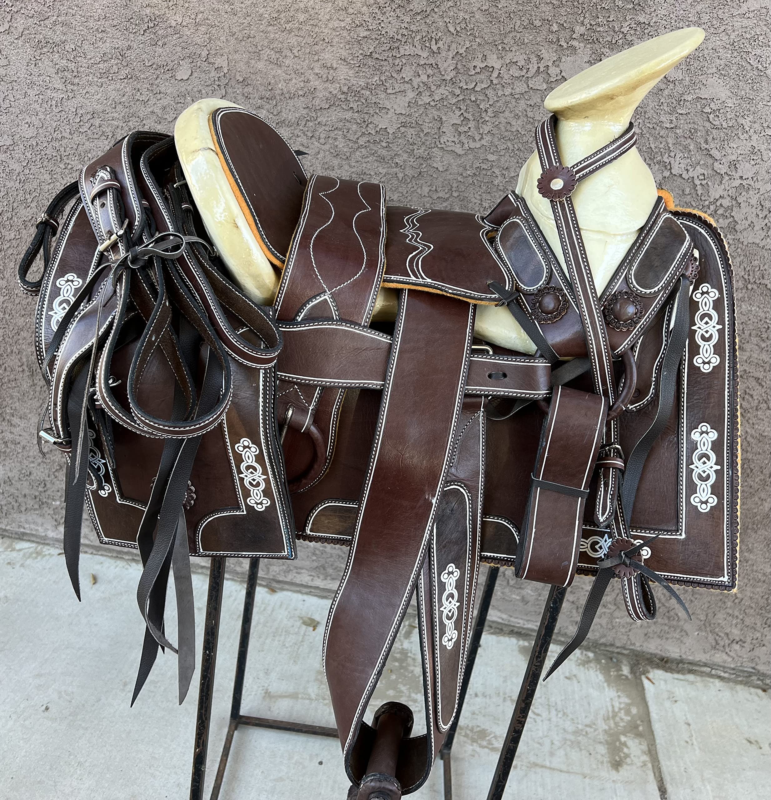 Charro Saddle, Montura Charra Mexican Horse Saddle