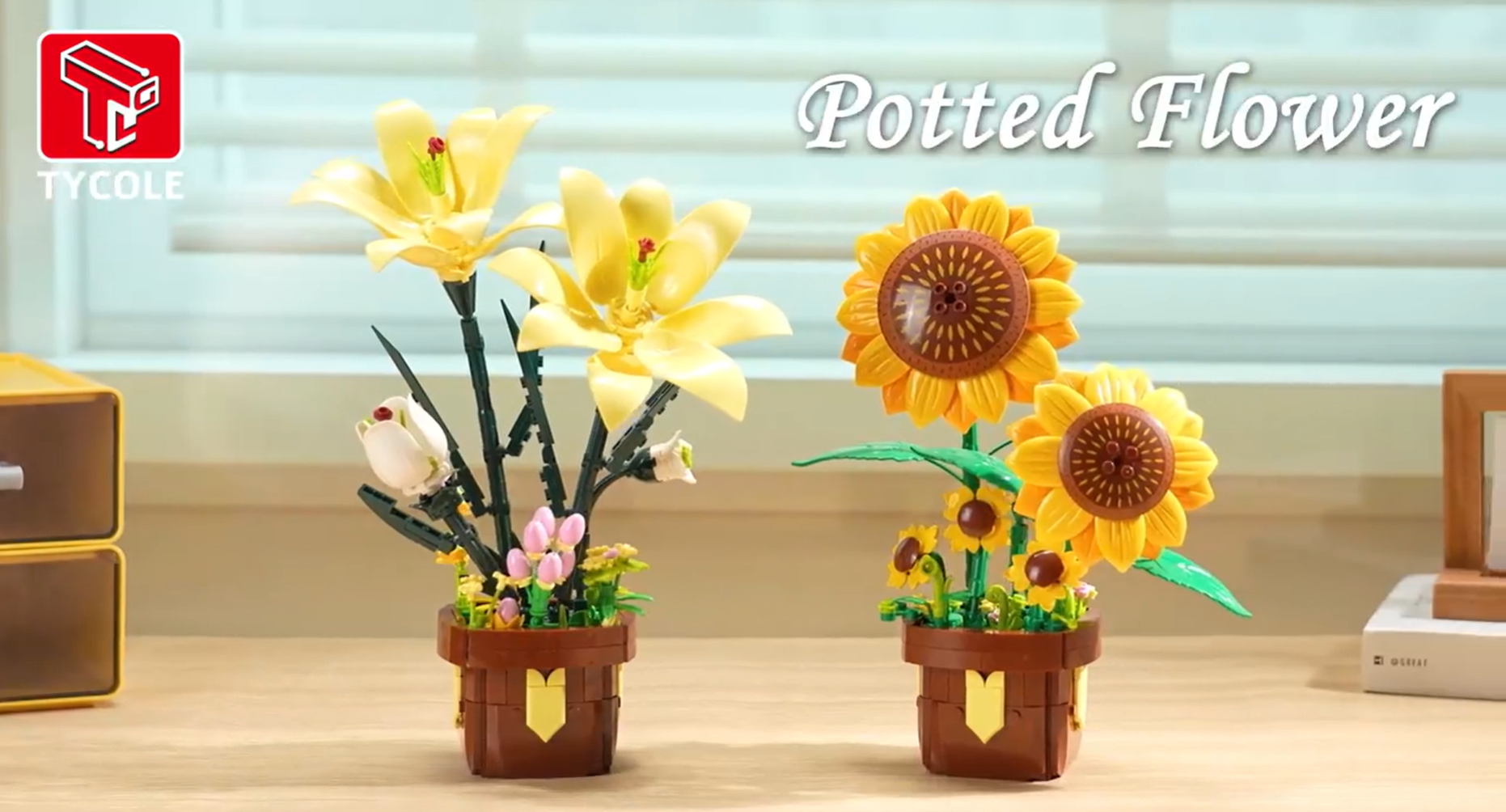 Amazon.com: EITOLNR Flowers Botanicals Lily Building Set