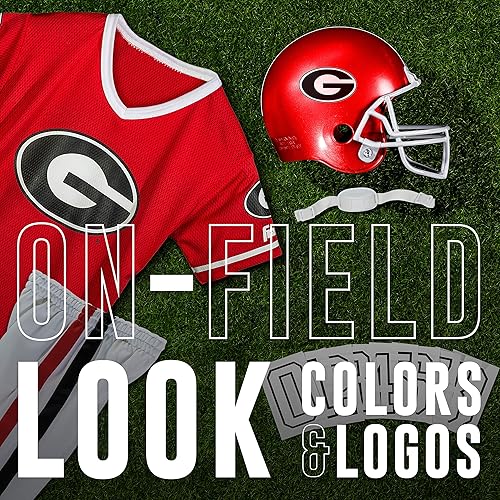 Miniatura 70 de Franklin Sports NCAA - Conjunto de casco de fútbol americano universitario + camiseta - Conjunto de disfraz de uniforme de equipo de la NCAA