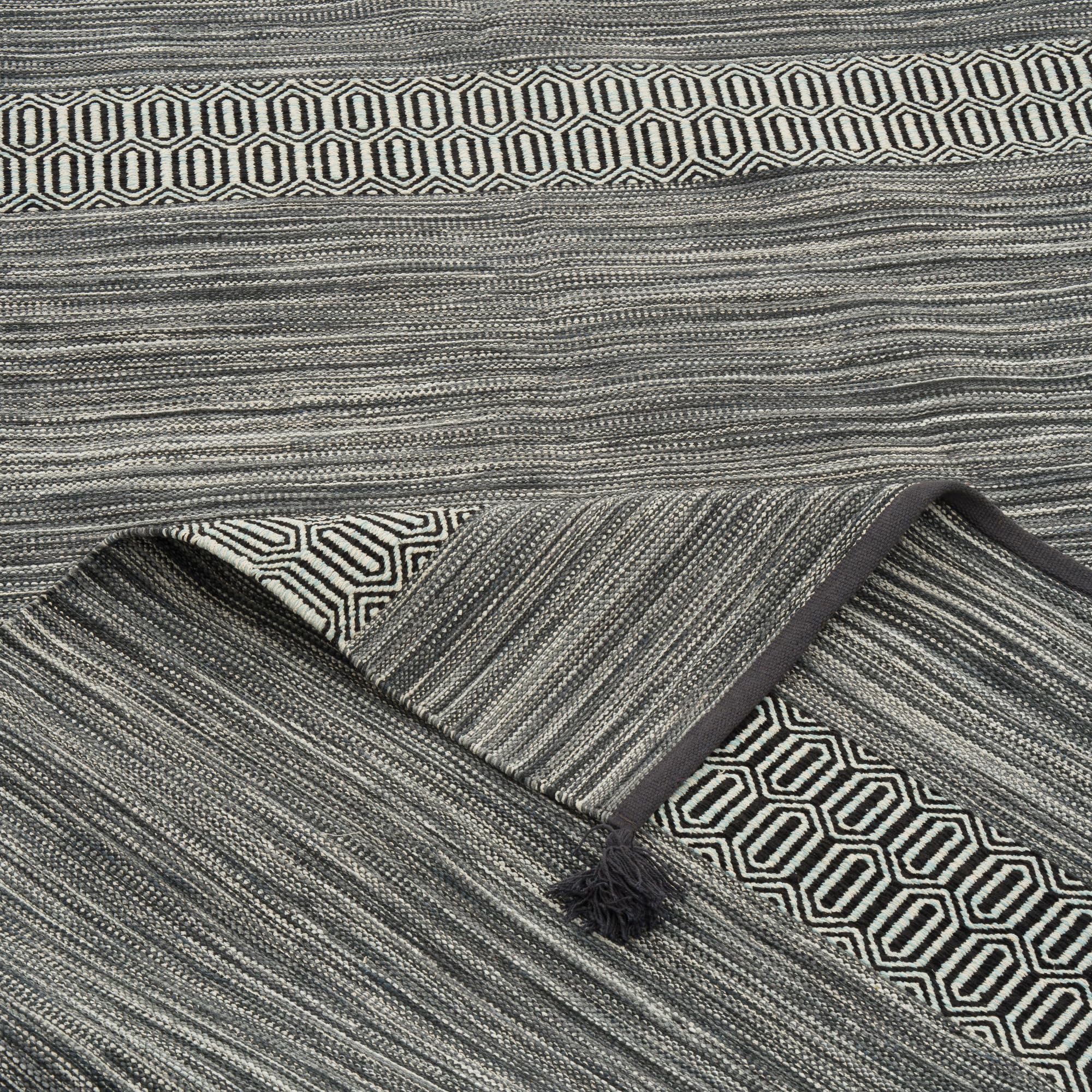 Pergamon Tapis Court Naturel Tapis Kilim Toskana, Tapis de Salon, Tapis de Passage, Tapis d'entrée, Tapis de Cuisine