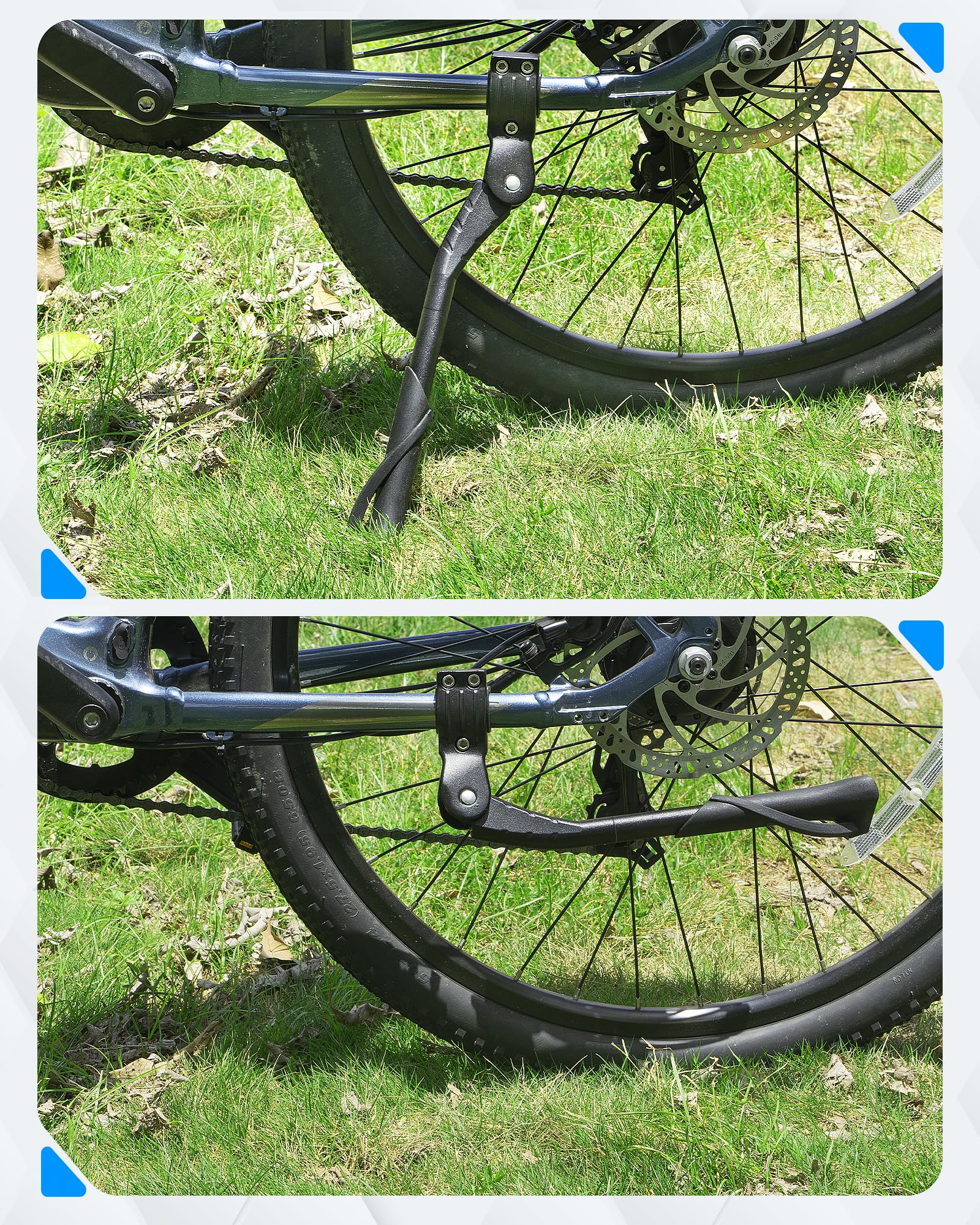 Supporto Bici Regolabile MyBESTbike - Per Ruote 24-29", Carico 35 Kg, Piedini Antiscivolo