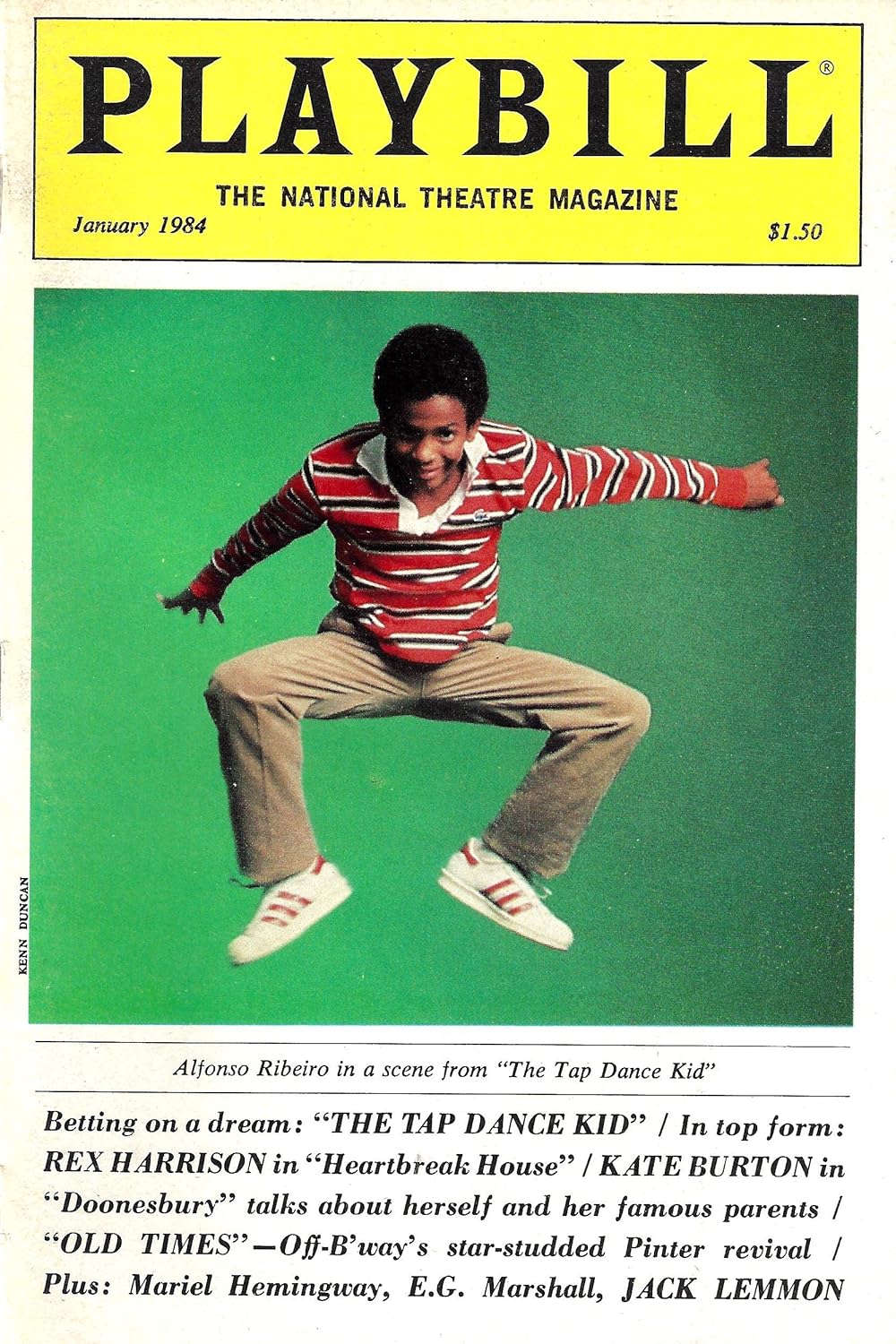 Alfonso Ribeiro"THE TAP DANCE KID" Henry Krieger/Hinton Battle/Savion