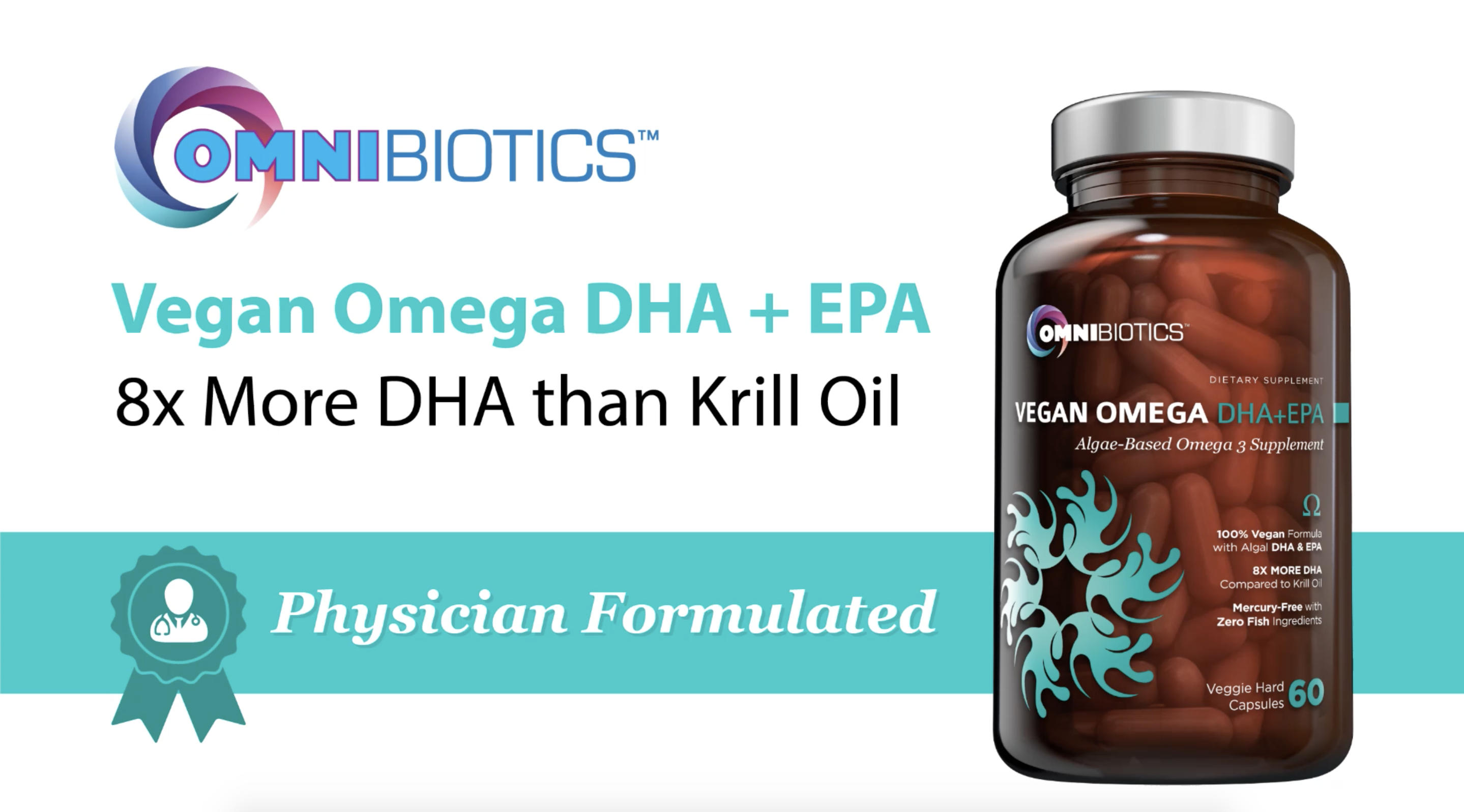 Amazon.com: OmniBiotics Vegan Omega 3 DHA EPA Supplement – MD