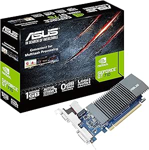 ASUS GeForce GT 710 1GB GDDR5 HDMI VGA DVI Graphics Card (GT710-SL-1GD5-BRK)