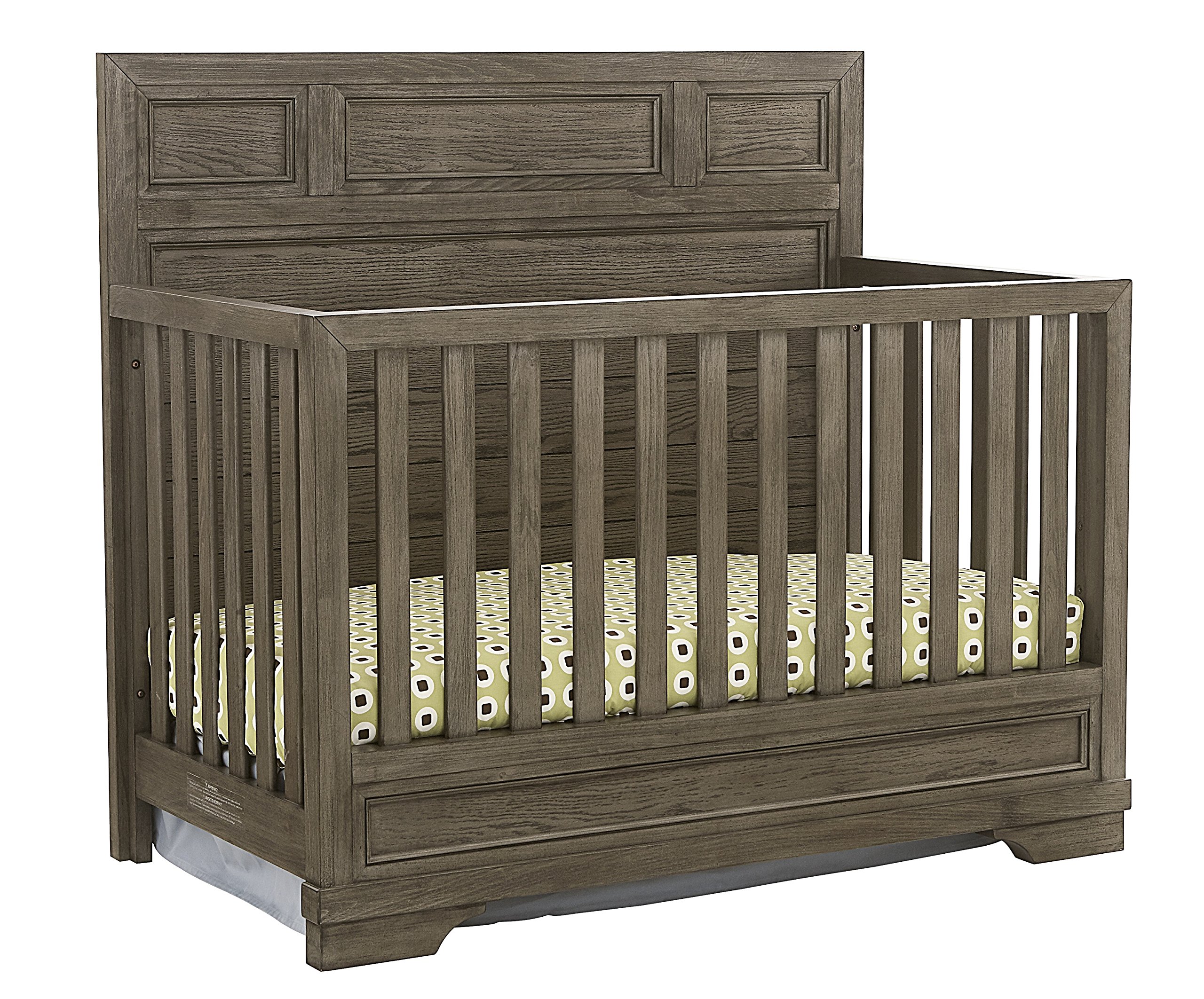 Westwood Design Foundry 4-in-1 Convertible Crib, Brushed Pewter