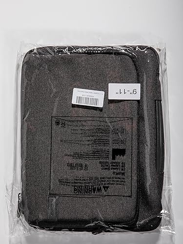 Miniatura 10 de MoKo Funda de transporte para tablet de 9 a 11 pulgadas con asa retráctil para iPad Pro M4iPad Air M2 2024, iPad Air 54th 10.9, iPad 10.9, iPad Pro