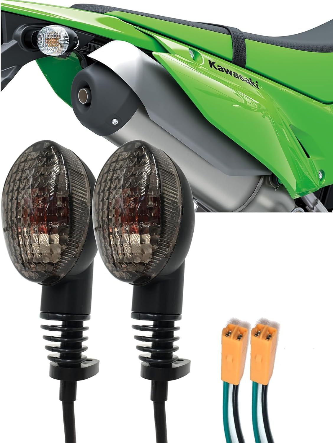 Amazon.com: SPNUVR 2Pcs Motorcycle Turn Signals Indicator Light