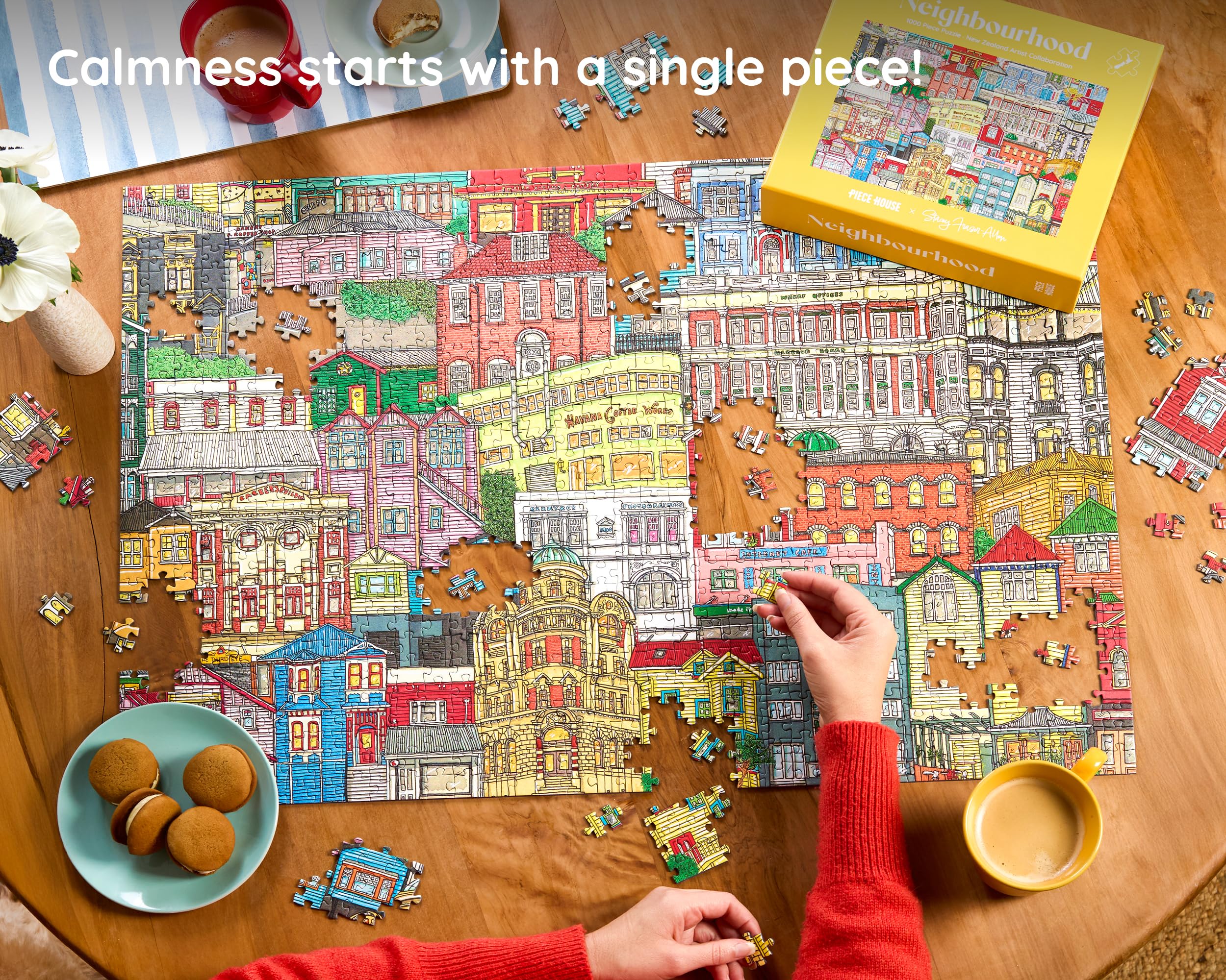 PieceHouse Jigsaw Puzzle for Adults 1000 Pieces, 1000 pieces, 75 cm x 52 cm - Image 3