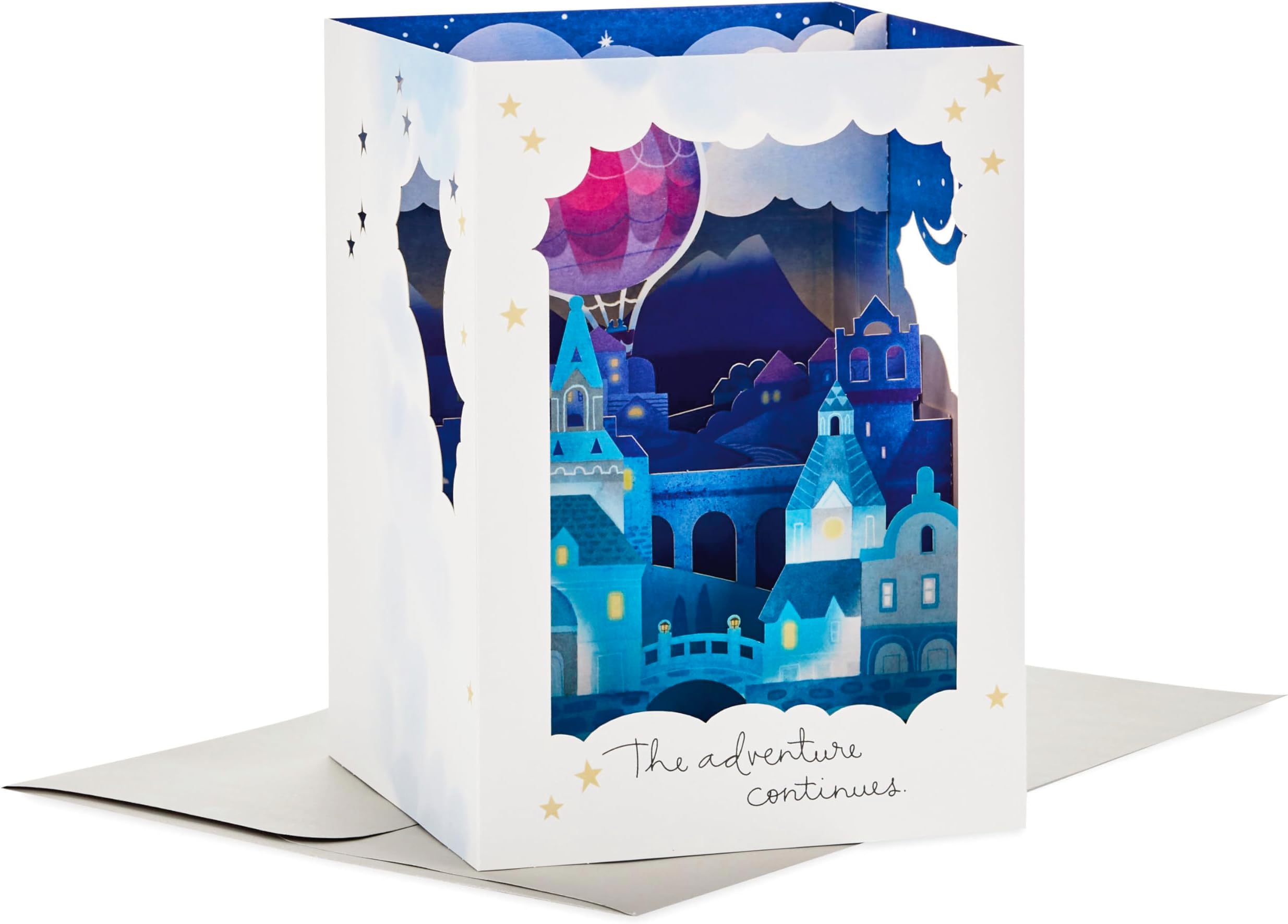 Paper Wonder Displayable Pop Up Anniversary Card (Adventure Continues)