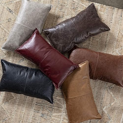 Miniatura 8 de Kosas Home Cheyenne - Almohada decorativa, 14 x 26 pulgadas, color marrón castaño