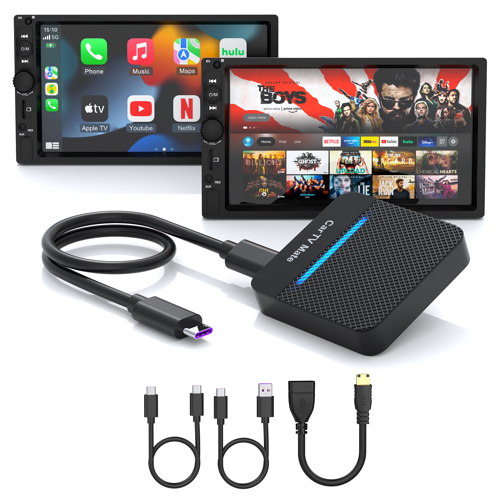 Amazon.com: 2025 New Car TV Mate Pro with Wireless CarPlay Adapter