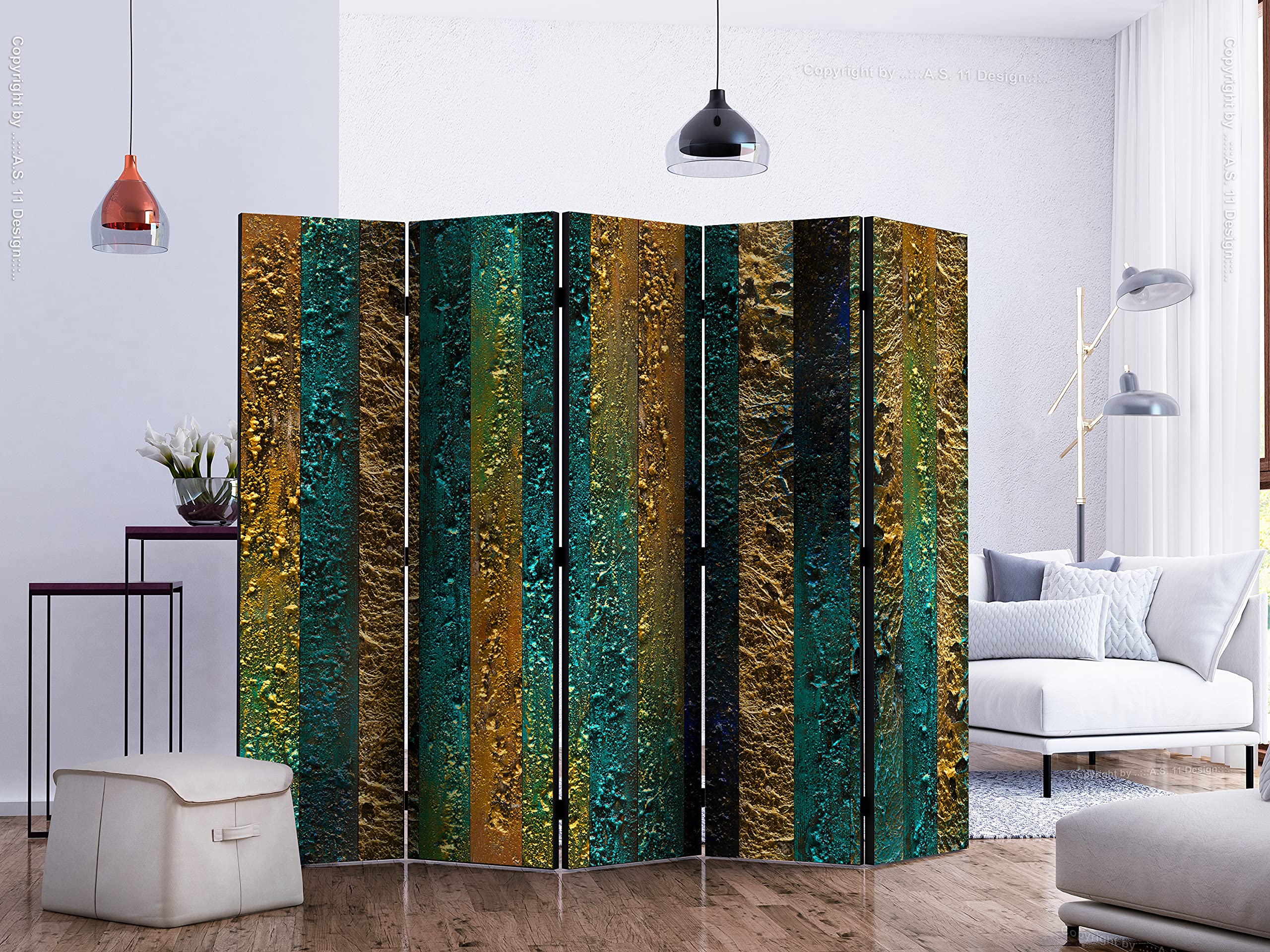 murando - Paravent Décoratif Intérieur à Deux Côtés, Abstrait, 225x172 cm