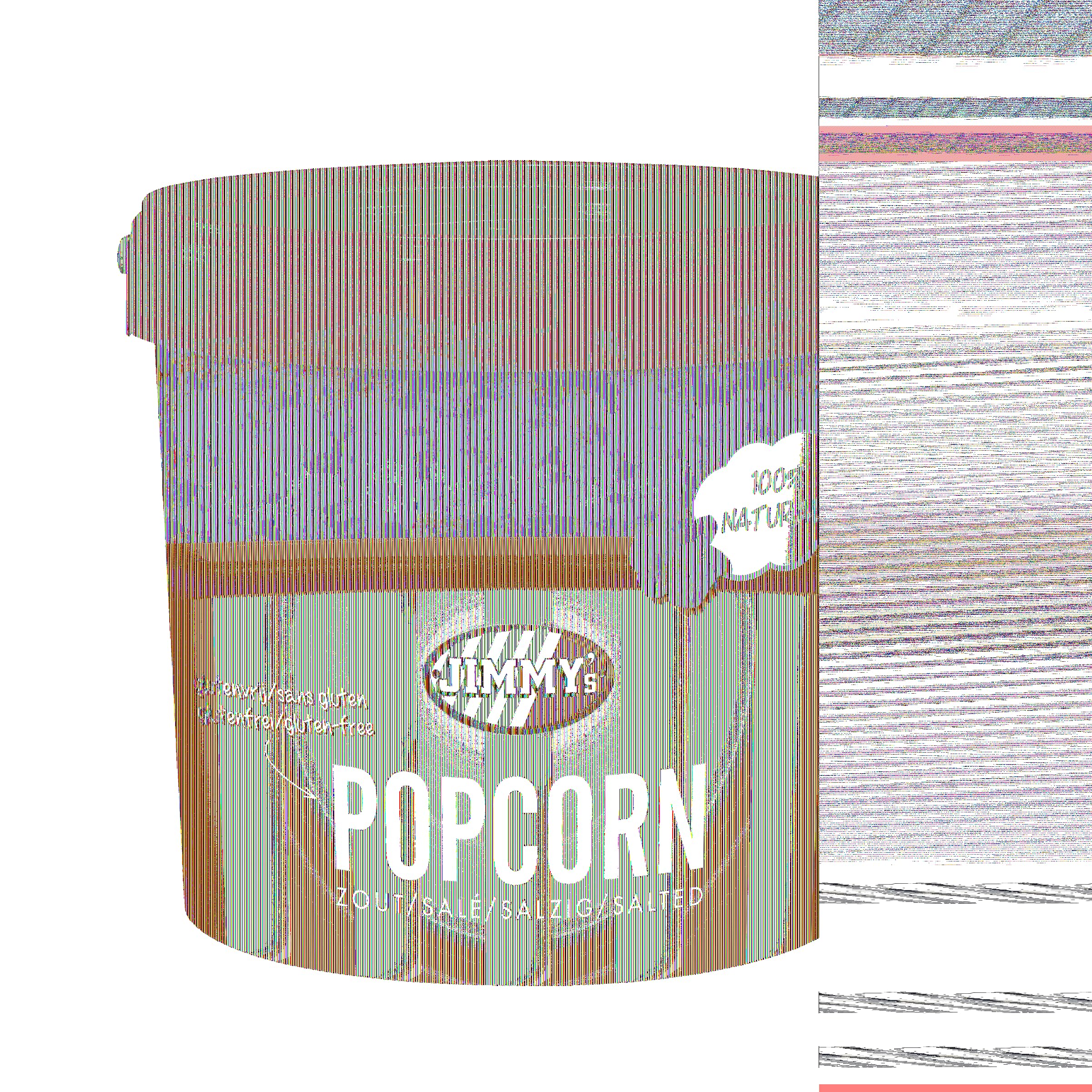 JIMMY's Palomitas de maíz jumbo cubo sal 12x140 gramos