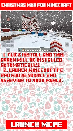 Christmas Mod for Minecraft PE - The best Christmas mod for Minecraft with Christmas decorations: Sa