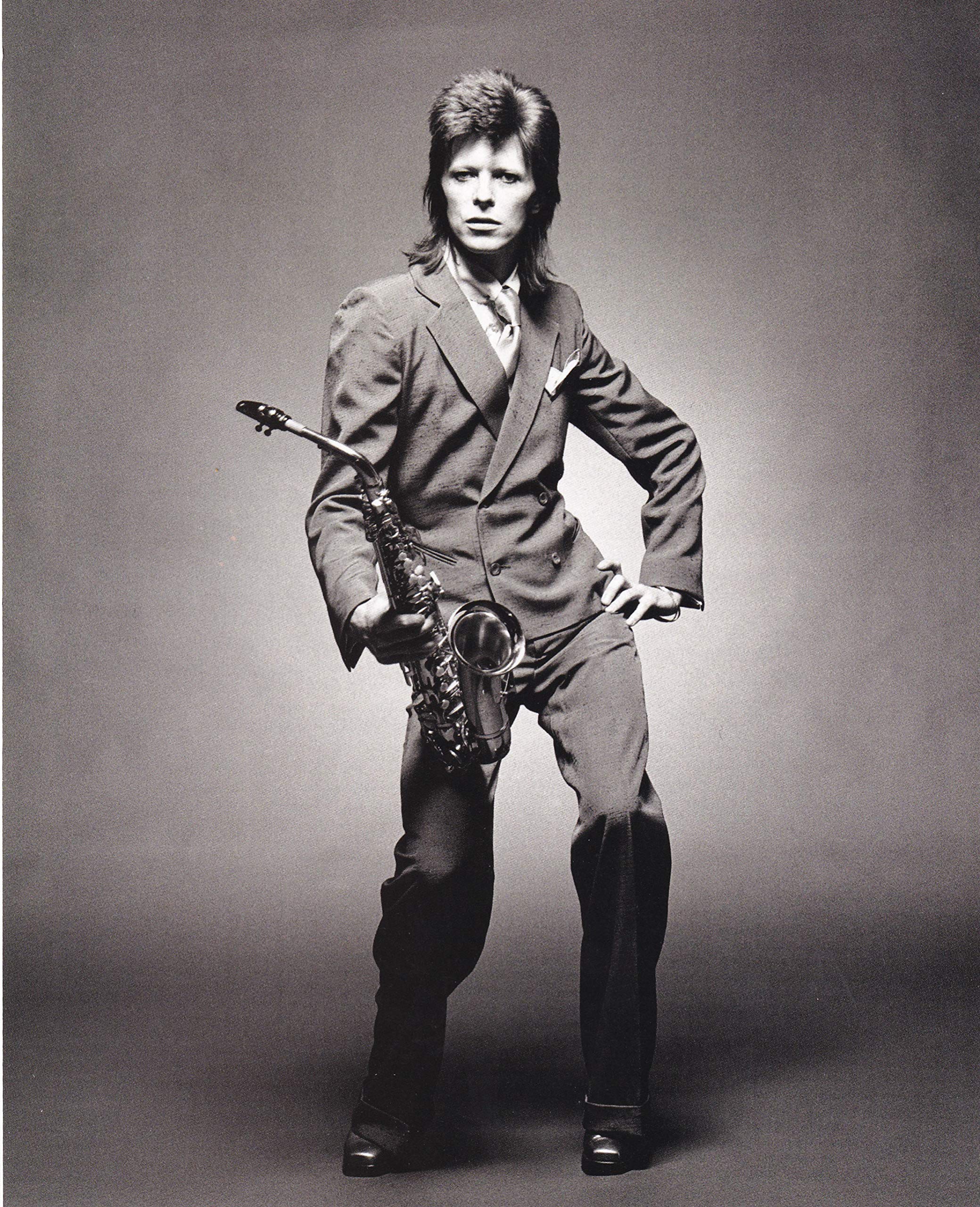 David Bowie, Oxford Street, 1973 - Miniature Poster/Book Clipping