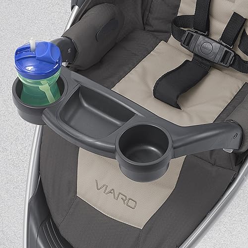 Miniatura 4 de Chicco Viaro Travel System, Viaro - Cochecito de plegado rápido con asiento y base KeyFit 30, Apex/negro