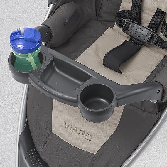 Chicco Viaro Travel System, Viaro Quick-Fold Stroller with KeyFit 30 Infant Car Seat and Base, Black/Black