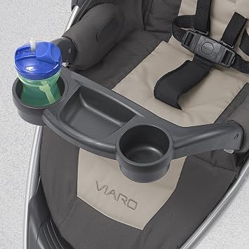 Chicco Viaro Travel System, Viaro Quick-Fold Stroller with KeyFit 30 Infant Car Seat and Base, Black/Black