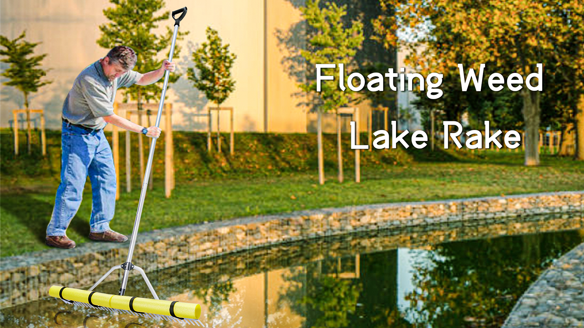 Watch Floating Weed Lake Rake on Amazon Live