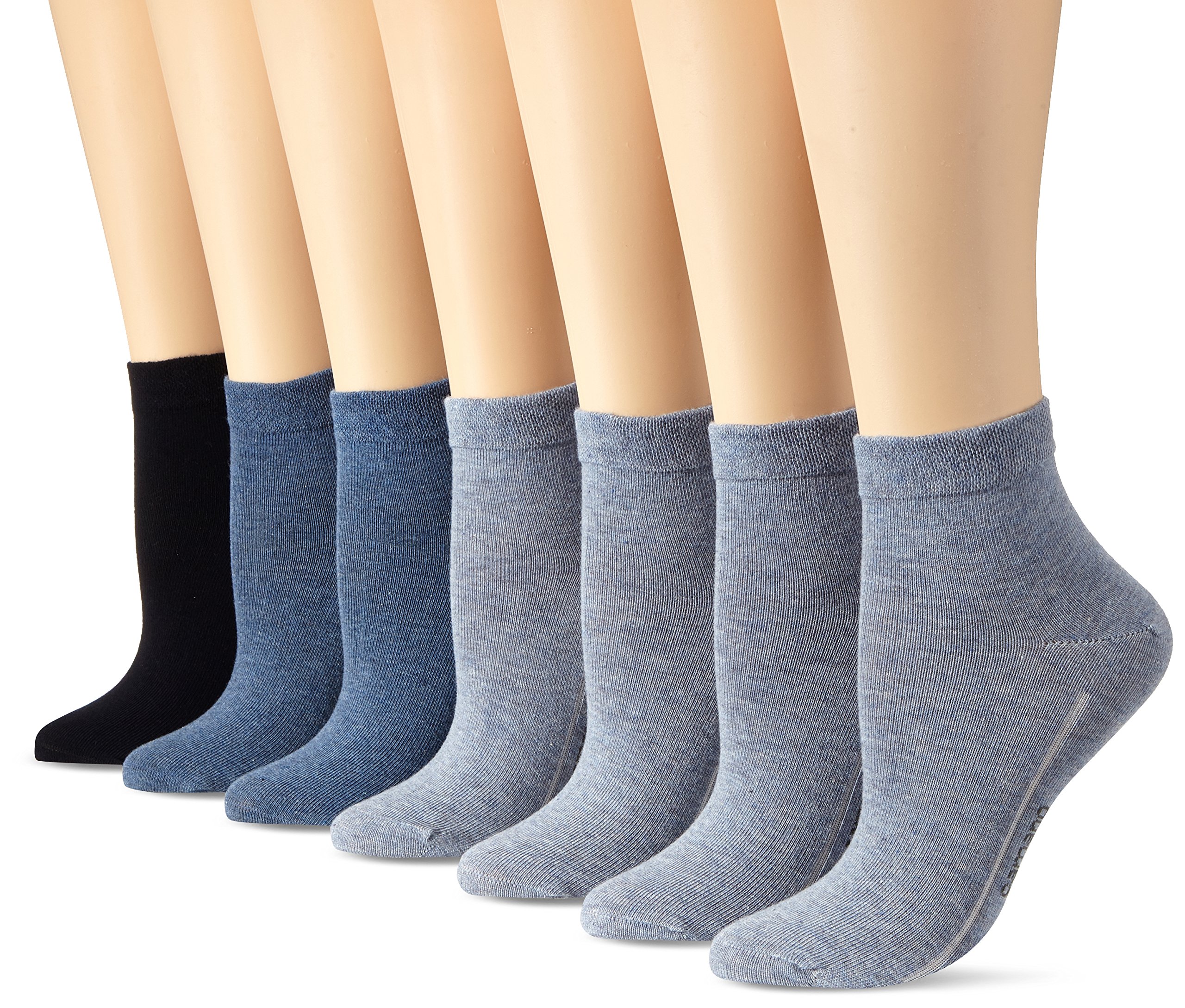 Camano Women's ankle socks (pack of 7) - Blue - 2.5/5