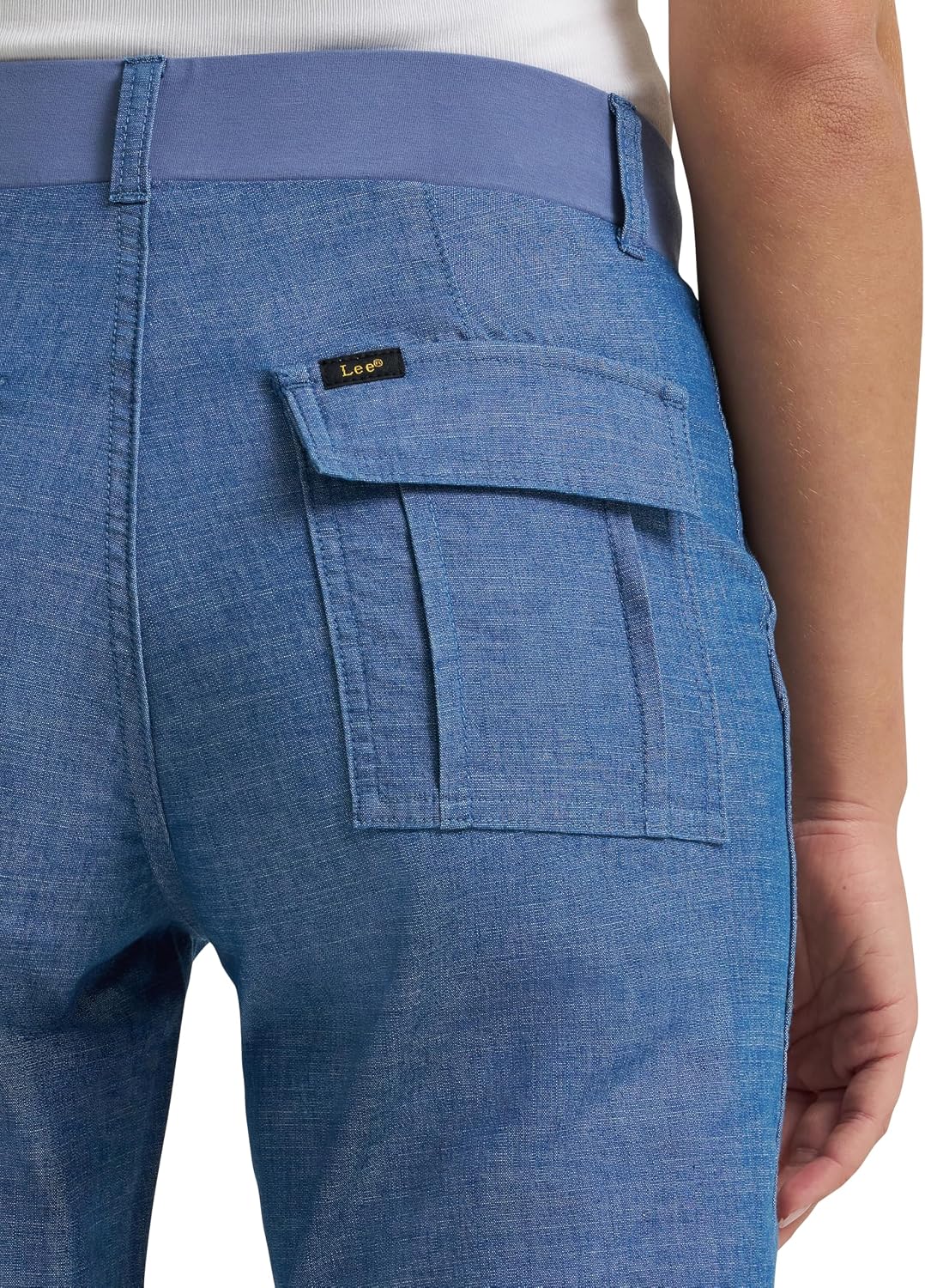 Lee Women's Ultra Lux Comfort with Flex-to-go Utility Capri Pant