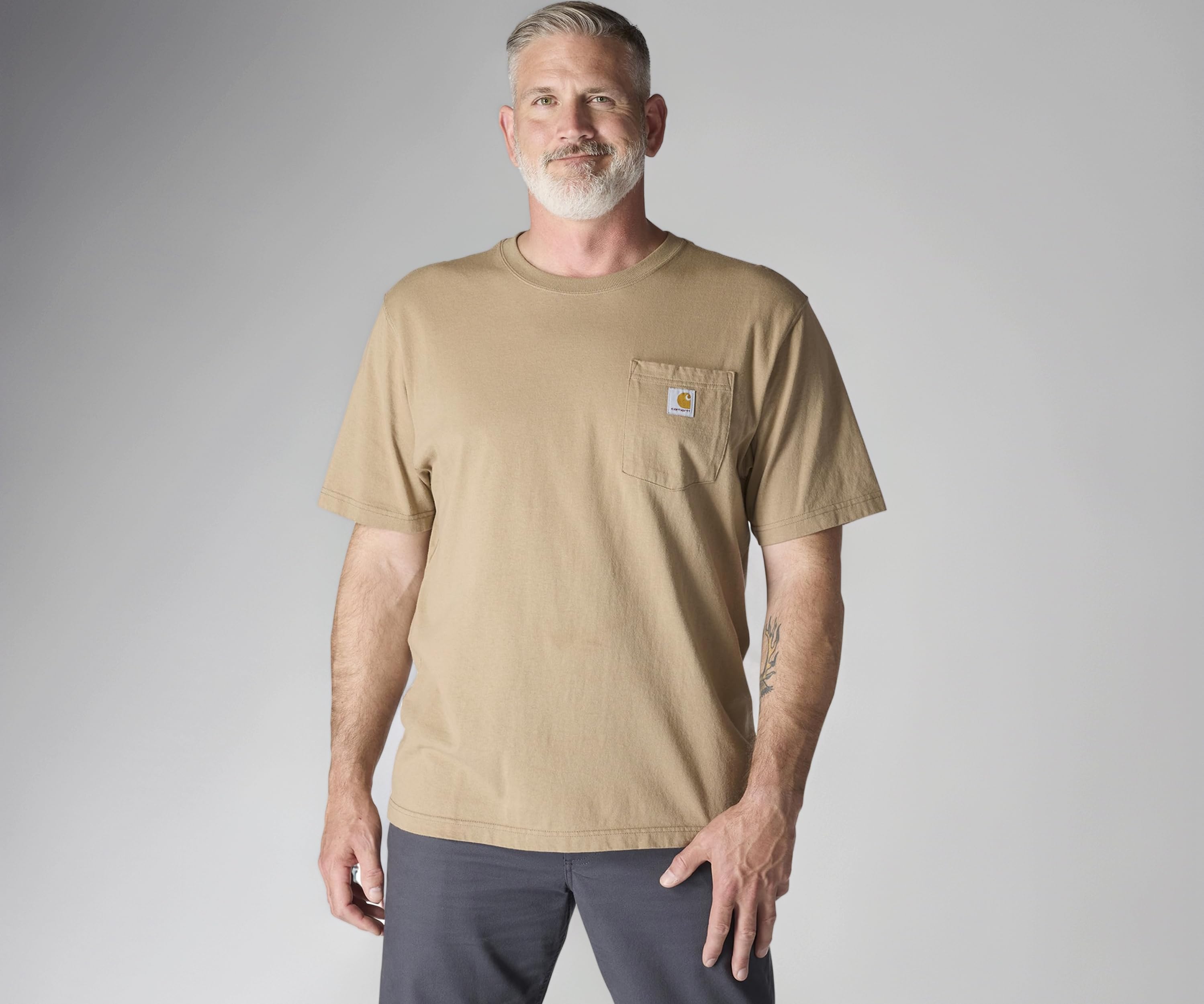 Men's Workwear Pocket Short Sleeve T-Shirt Fit K87