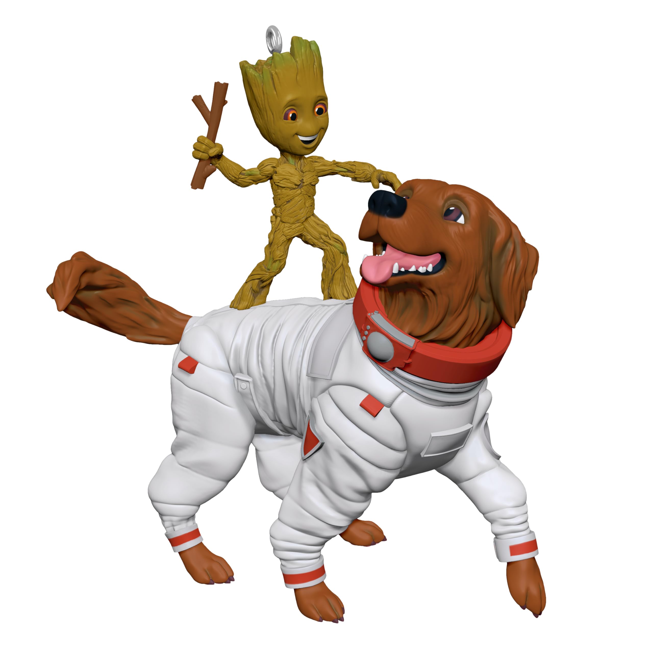 Hallmark Keepsake Christmas Ornament 2025, Marvel Guardians of The Galaxy Groot and Cosmo, Gifts for Marvel Fans