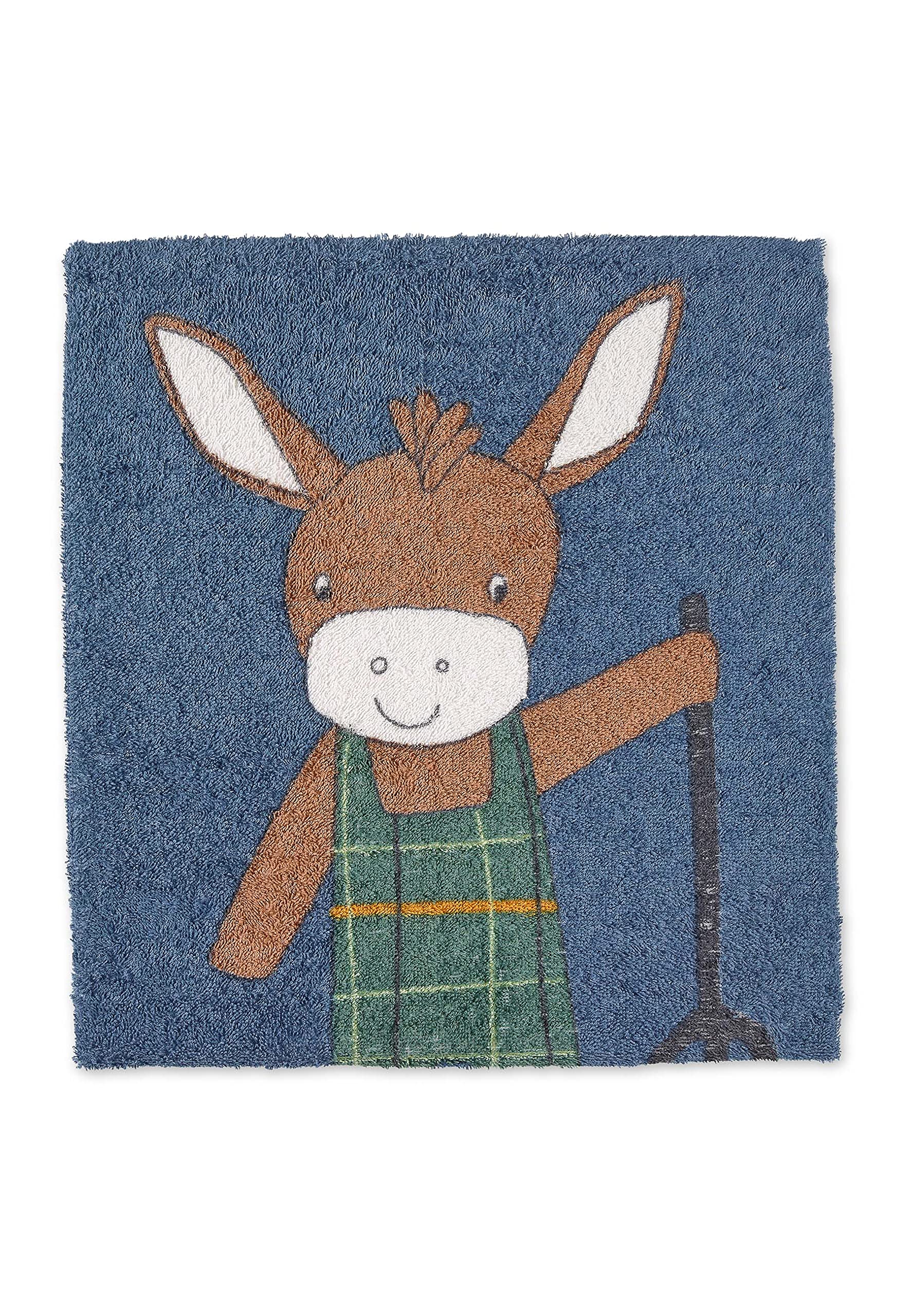 Serviette de bain à capuche Sterntaler 100x100 cm pour sécher bébé sans irritation