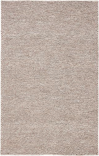 Miniatura 2 de Safavieh Natura Collection NAT620T Alfombra de área, 5pies x 8pies, marrón, hecha a mano, lana de granja, ideal para zonas de alto tráfico en sala