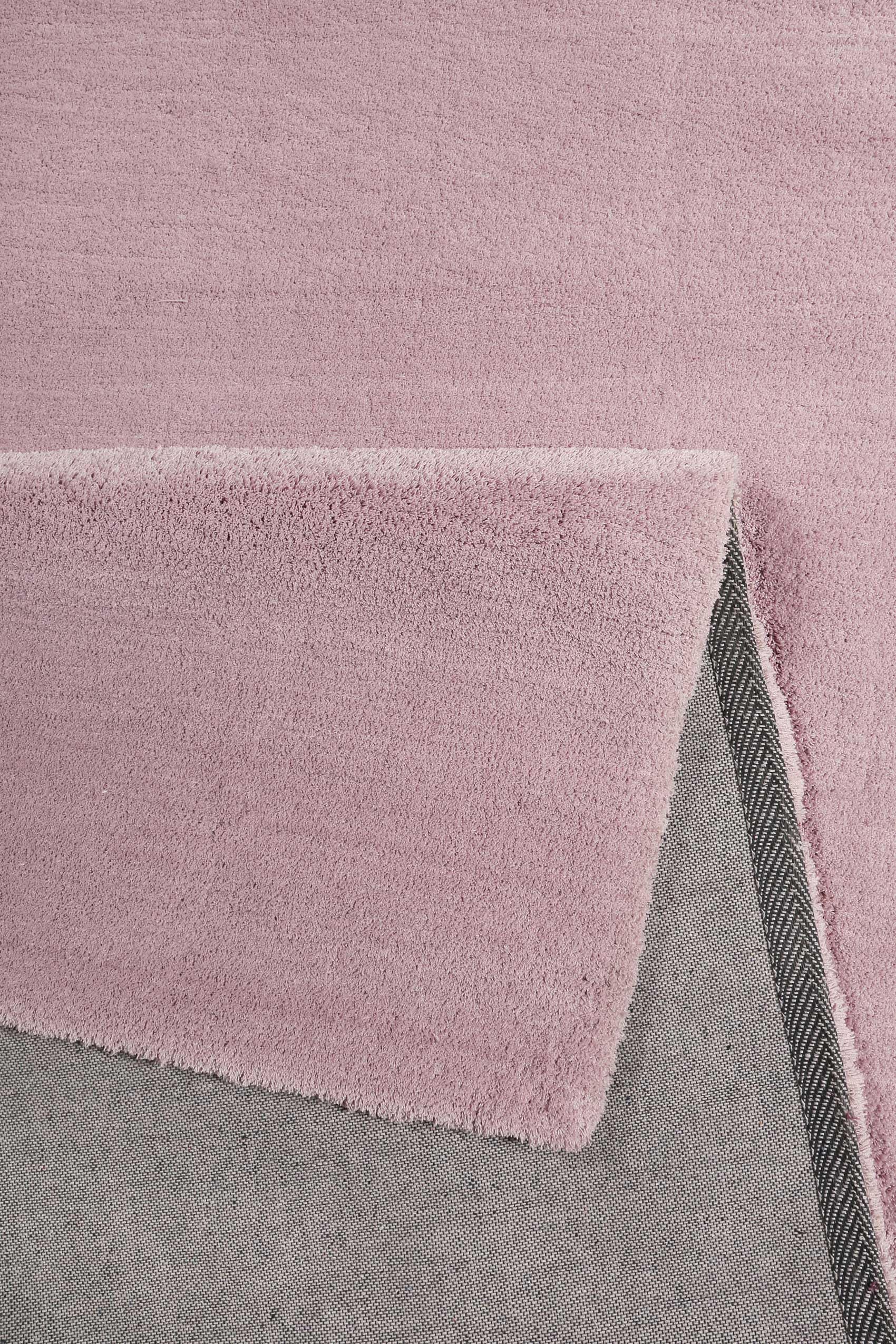 wecon home Przytulnie miękki dywan z wysokim runem, idealnie nadaje się do salonu, dywanik do sypialni i pokoju dziecięcego LOFT (160 x 230 cm, różowy)