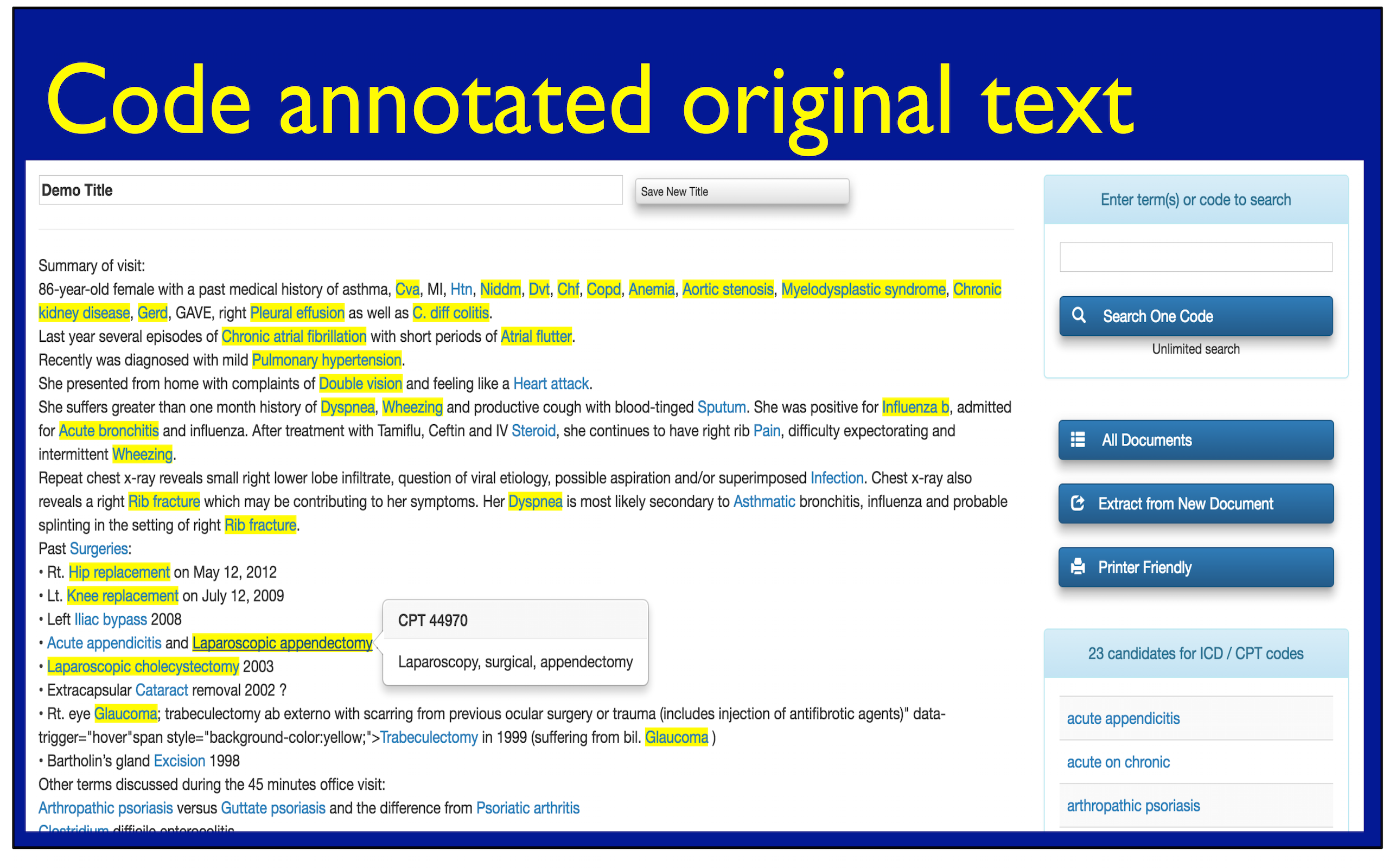 Text2Codes - Computer Assisted Coding CAC - App on Amazon Appstore