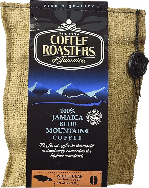 Blue Mountain Coffee 100% Jamaica Roasted Whole Beans