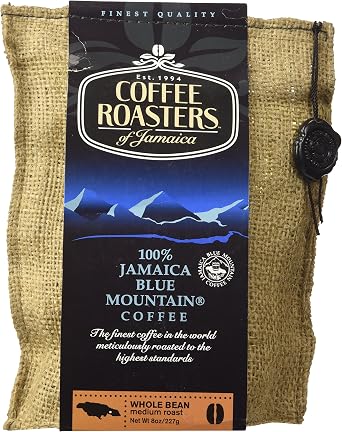 Blue Mountain Coffee 100% Jamaica Roasted Whole Beans