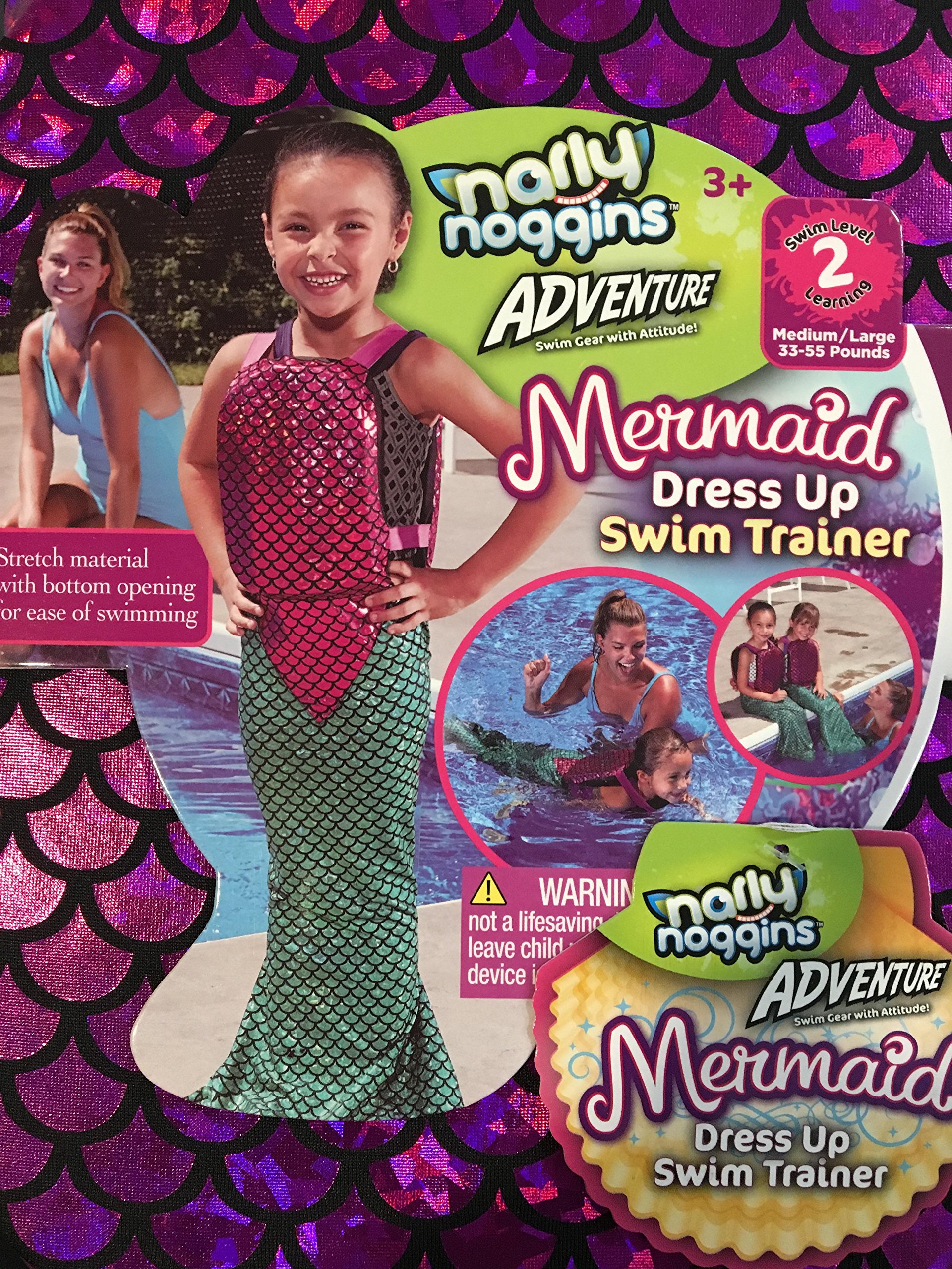 Mermaid Dress Up Swim Trainer - Swim Level Learning 2 (M/L 33-55 Lbs): Buy  Online at Best Price in UAE
