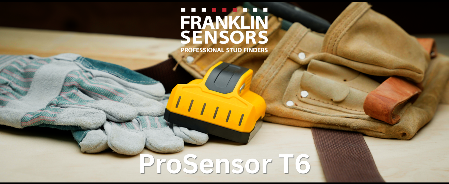 Franklin Sensors Prosensor T6 Stud Finder for Drywall With 6