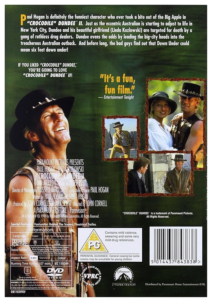 Amazon.co.jp: Crocodile Dundee 2 : DVD