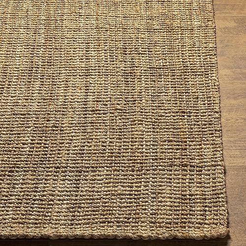 Miniatura 3 de SURYA Becki Owens x Calla - Alfombra de yute 7 pies 6 pulgadas x 9 pies 6 pulgadas color marrón