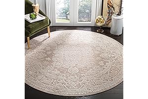 SAFAVIEH Reflection Beige Round Rug