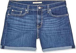 Levi's® Women's Mid-Length Shorts, Medium Indigo, 31