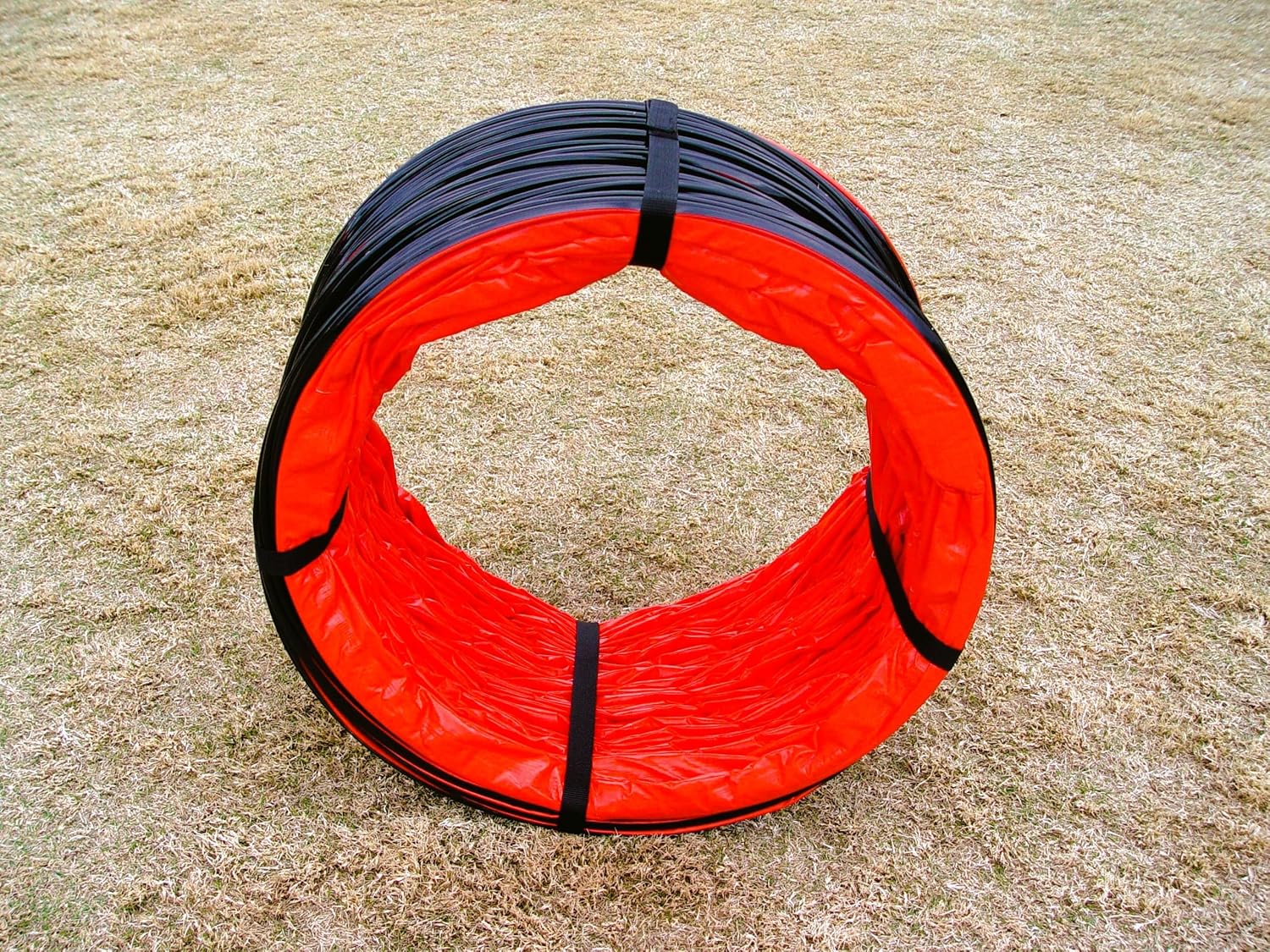 15' Heavy Duty Dog Agility Tunnel with 2 Sets of Tiedown System, Competition & Training, (Red), The Best for Dogs Under 30lbs, or find SHD Tunnels